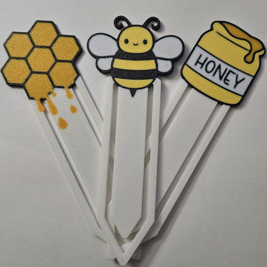 Bee Bookmarks Set
