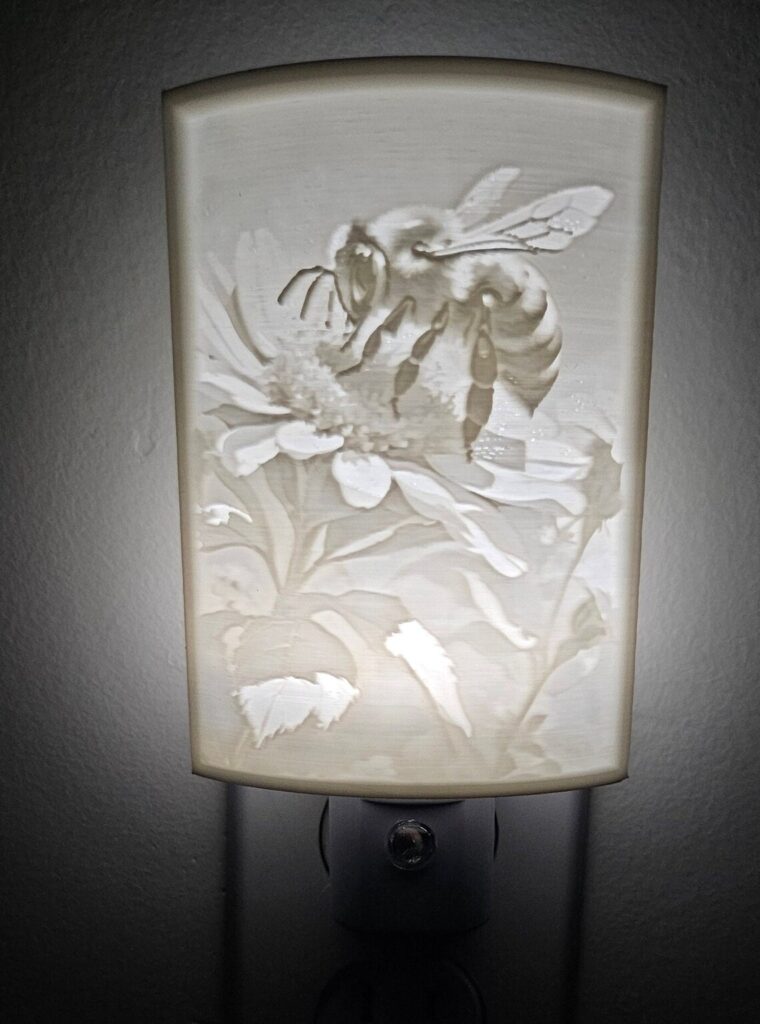 Bee on Flower Night Light