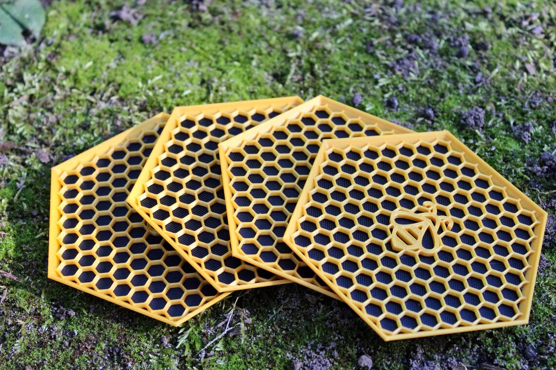 Honeycomb Drink Coasters - Image 2