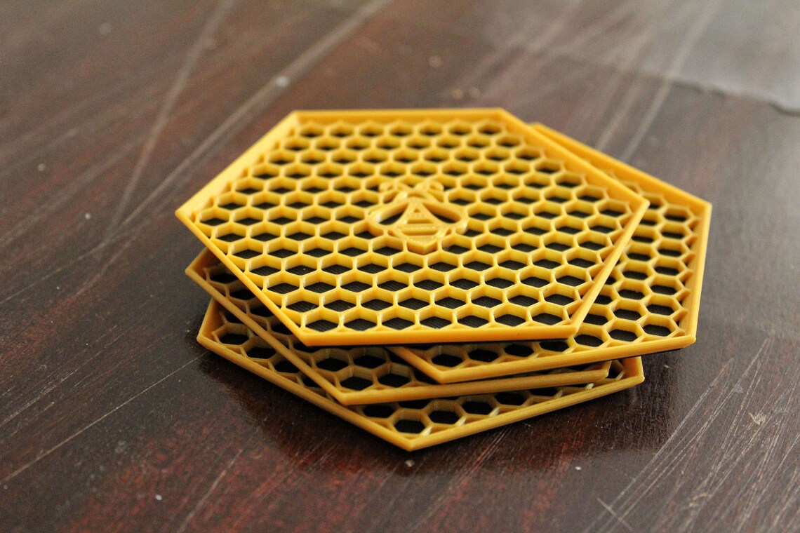 Honeycomb Drink Coasters - Image 4