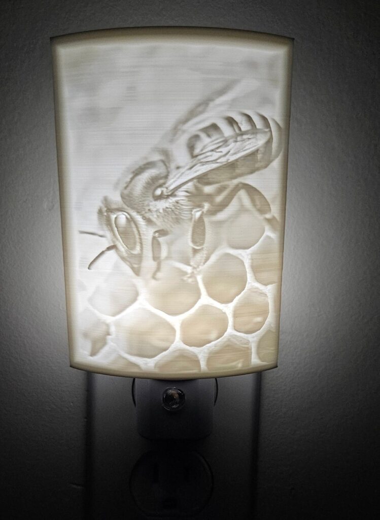 Honeycomb Lithophane Night Light